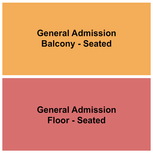 The Union Event Center GA Seated/Balc Seated Seating Chart